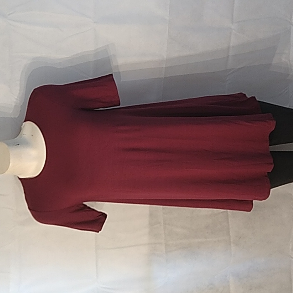 Azules Ava A Line women's burgandy small